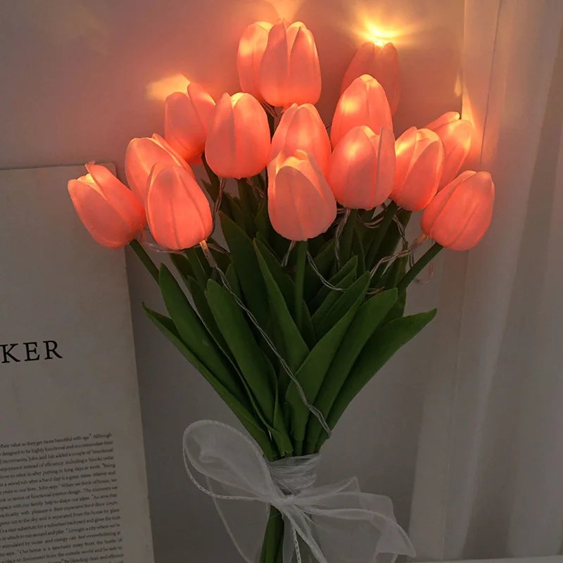 The Eternal Tulip LED Bouquet - Sparkly Trees