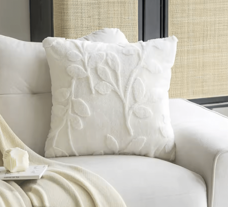 Velvet Ridge Luxe Sofa Cushion - Sparkly Trees